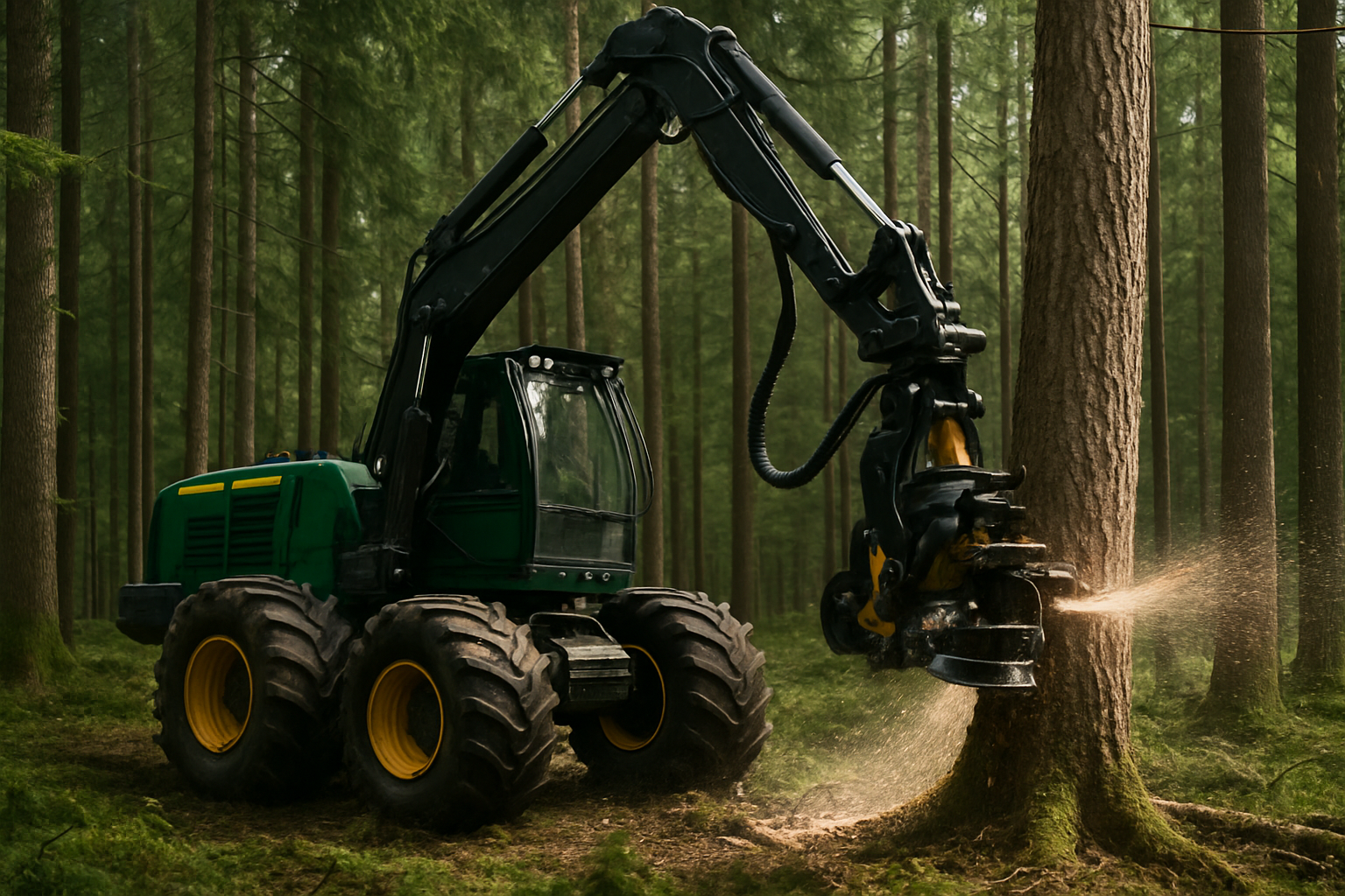 FR-220 forestry harvester